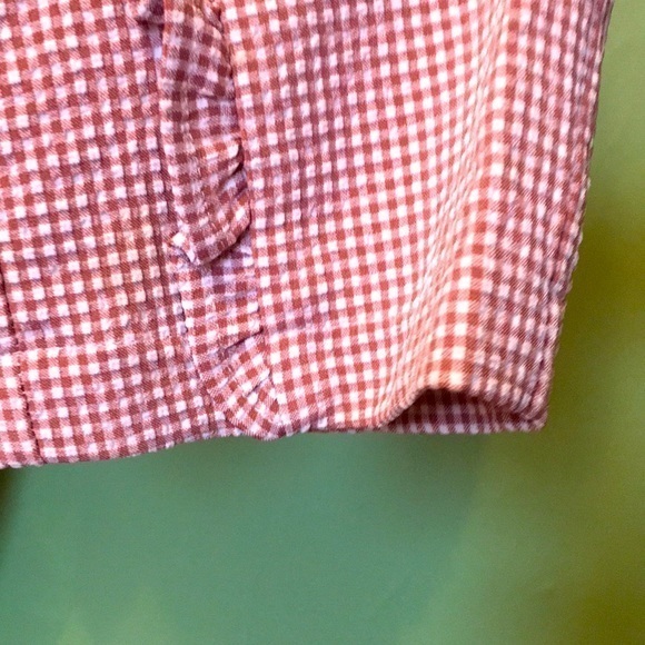 LULUMARI pink/mauve and white checked pants - Picture 5 of 12